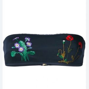 Stella McCartney Bikini Top embroided  Bandeau S